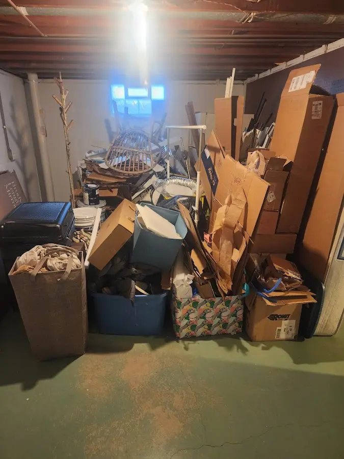 Roll-off dumpster container at job site for Construction Dumpster Rental in Green River